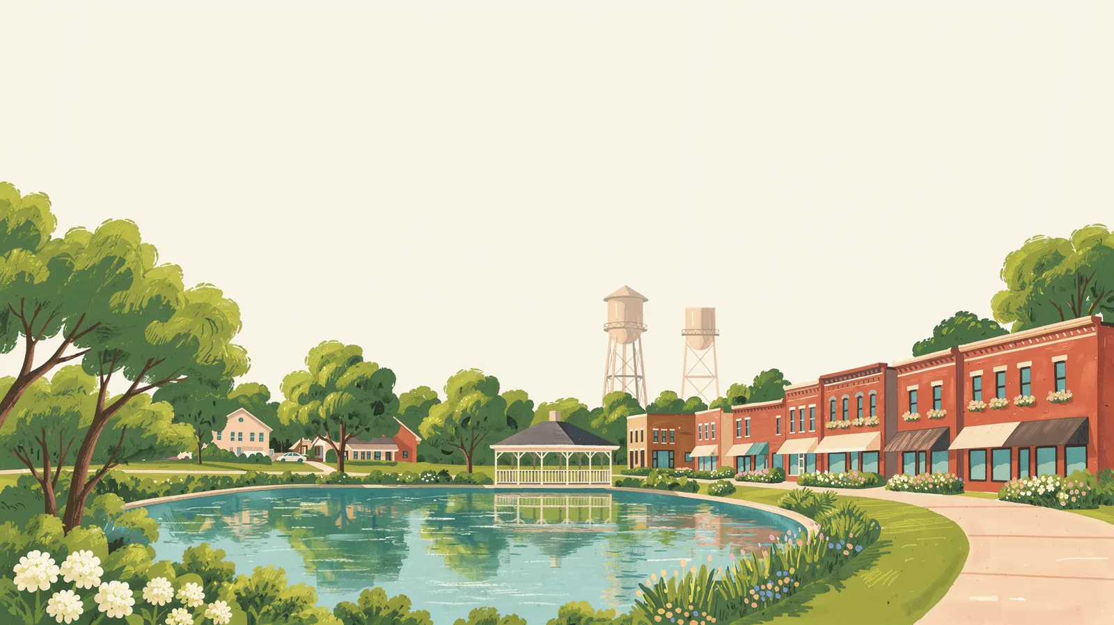 Illustration of Coleman, Michigan