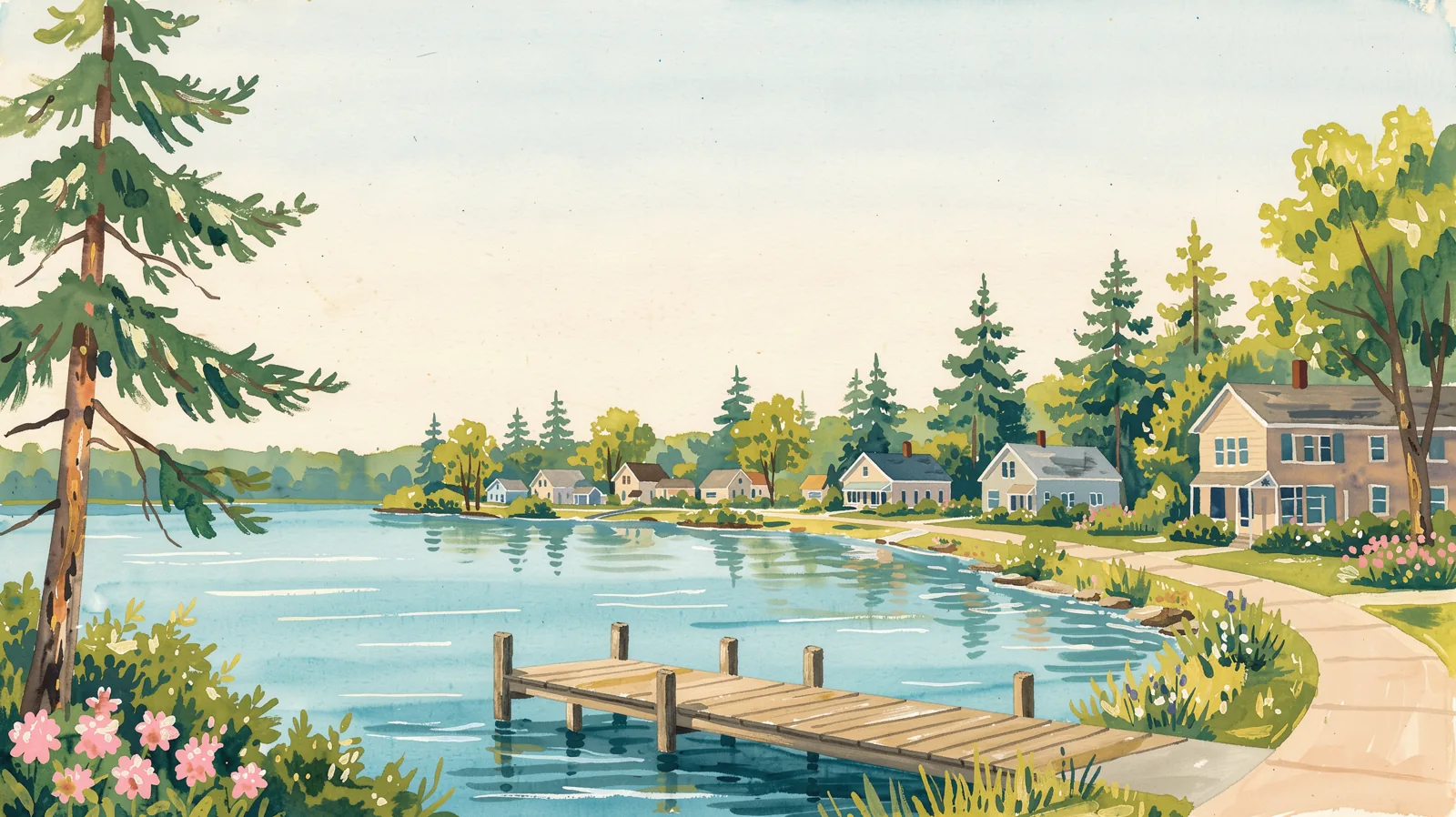 Illustration of Barryton, Michigan