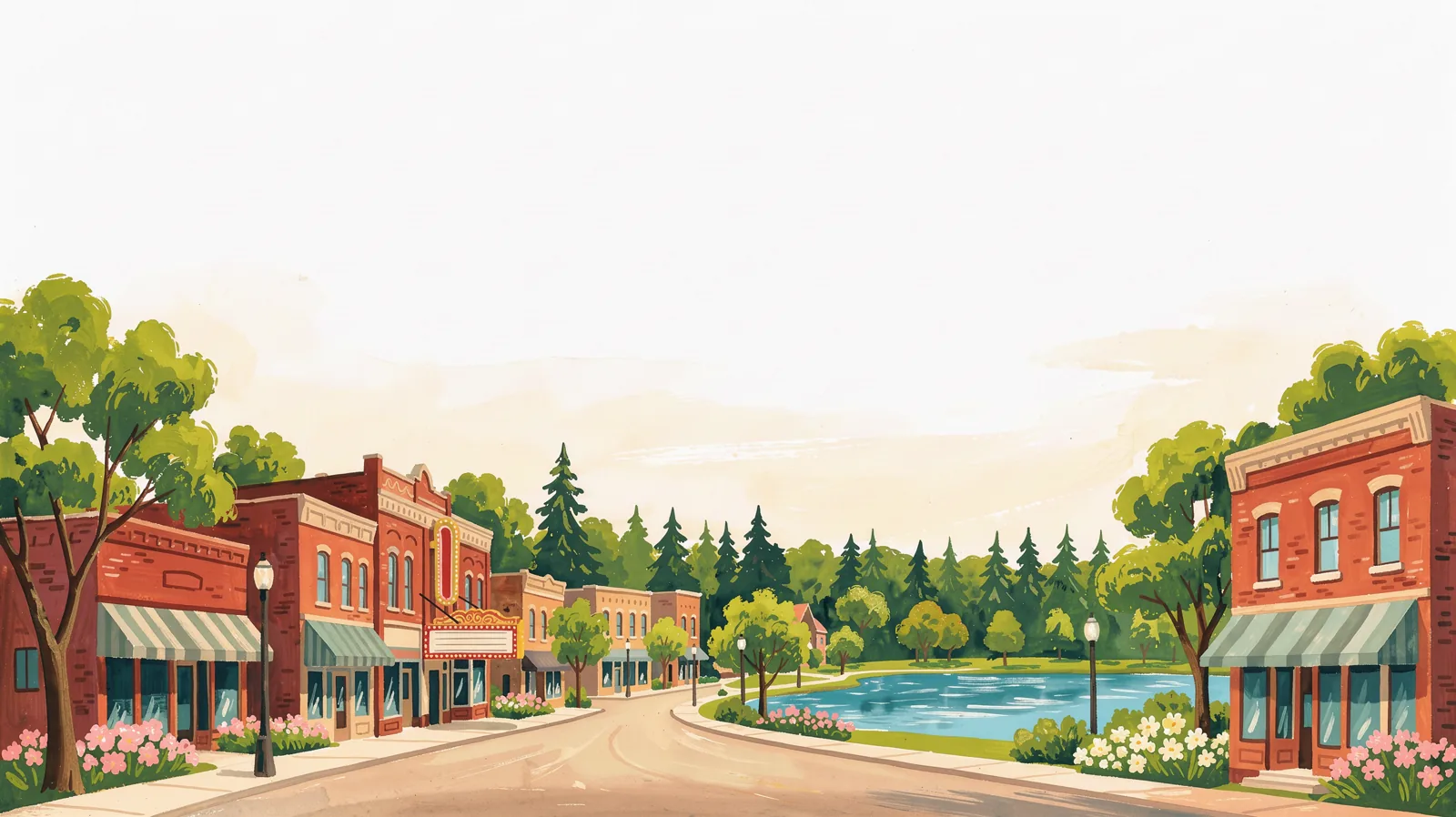 Illustration of Clare, Michigan