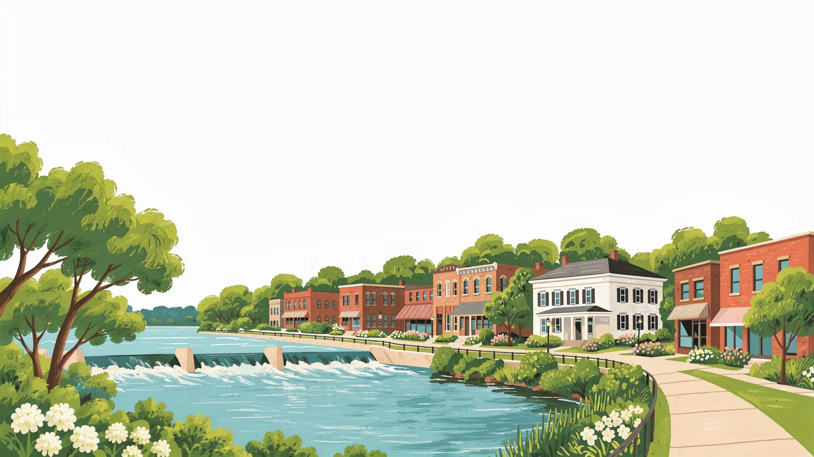 Illustration of Constantine, Michigan