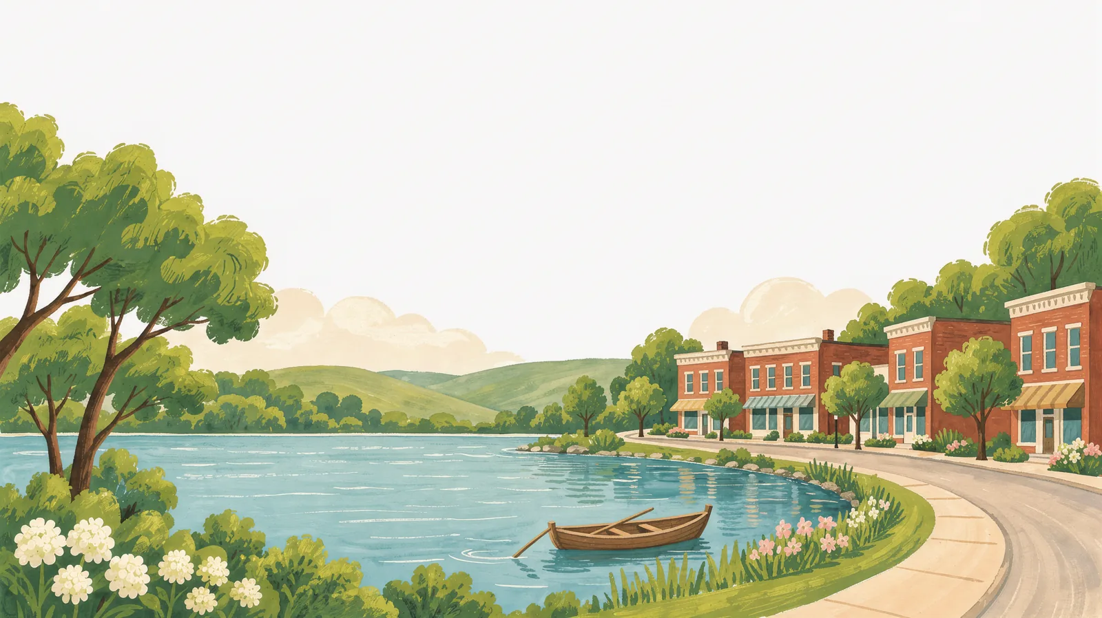 Illustration of Addison, Michigan