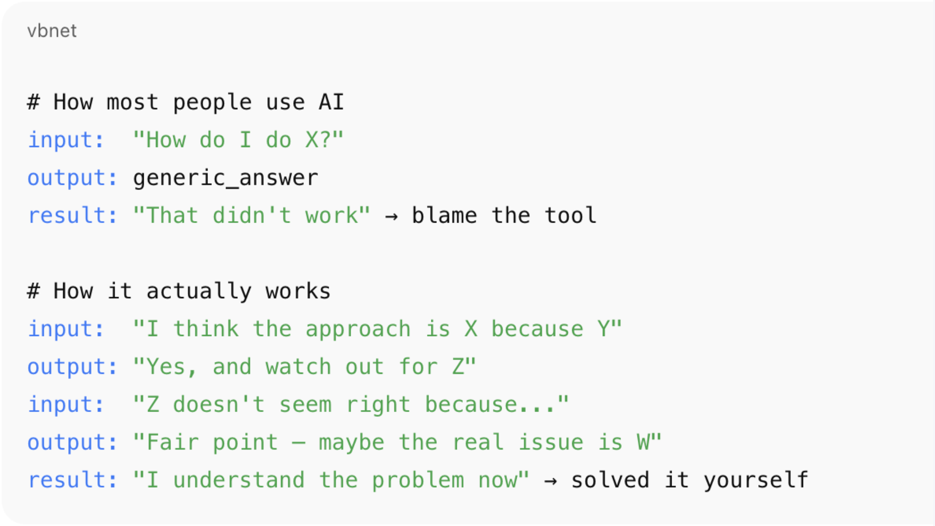 Using AI as a thinking partner rather than a search engine