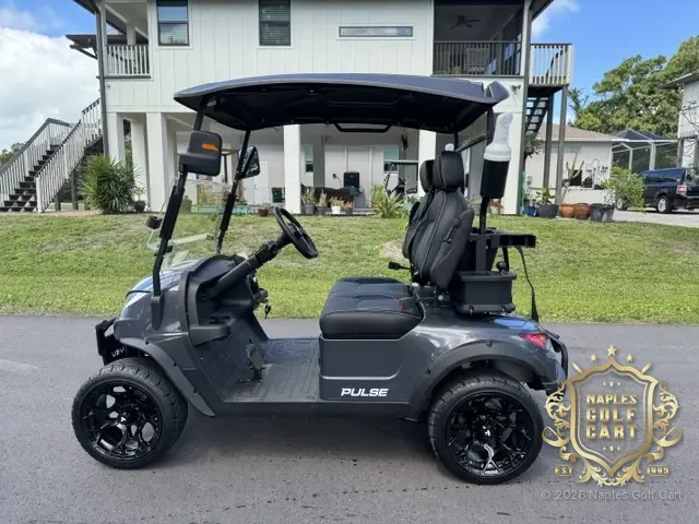 ActivEV 2PF 2-passenger golf cart in Charcoal Grey