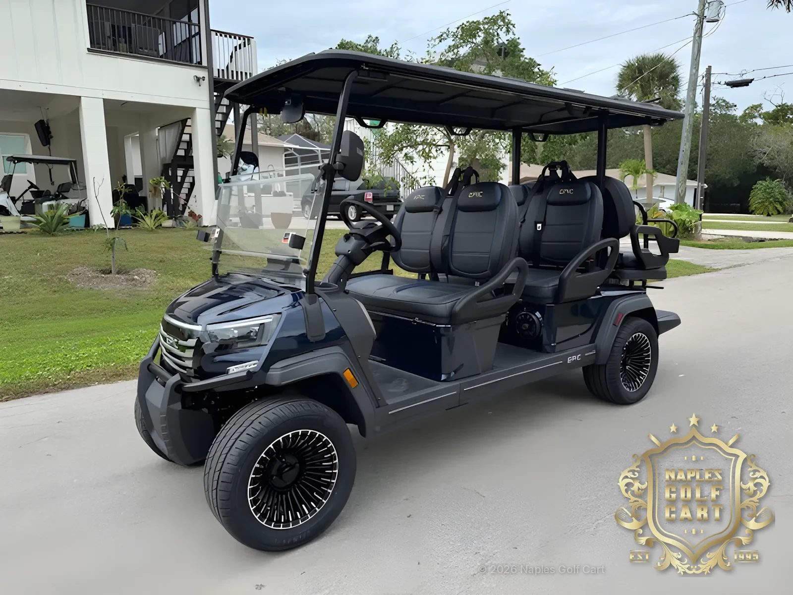 EPIC E60FX golf cart at Naples Golf Cart