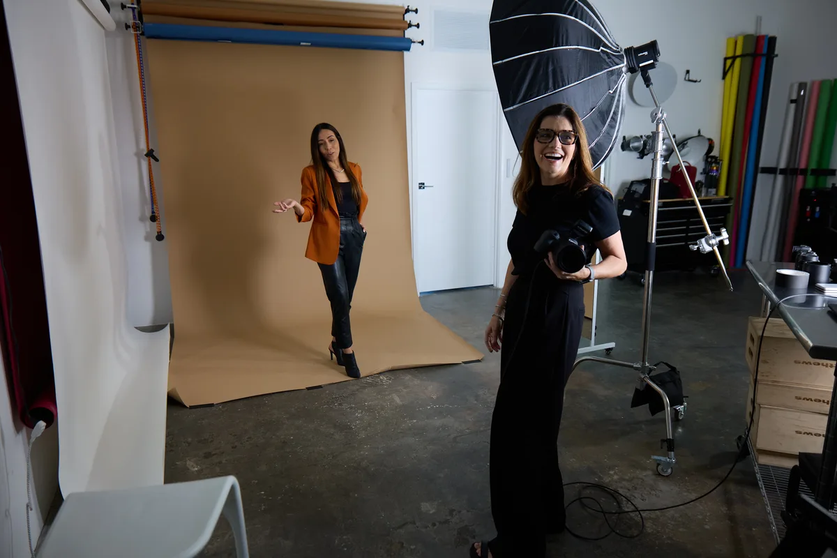 Content creation photo shoot by Leslie Gabaldon