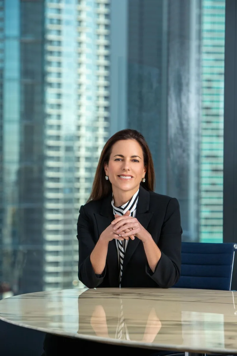 Executive portrait in office by Leslie Gabaldon Photography