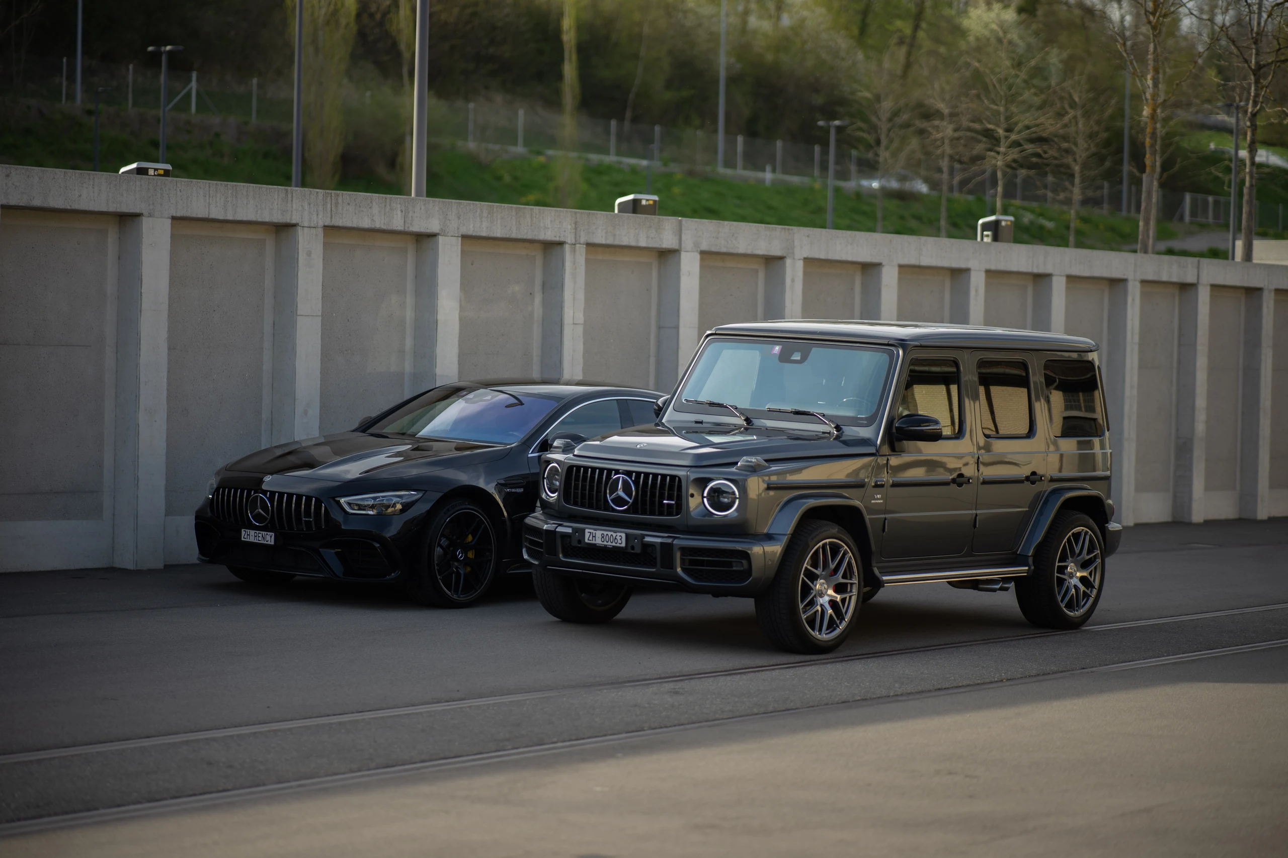 Mercedes-AMG G63 und AMG GT von Rency