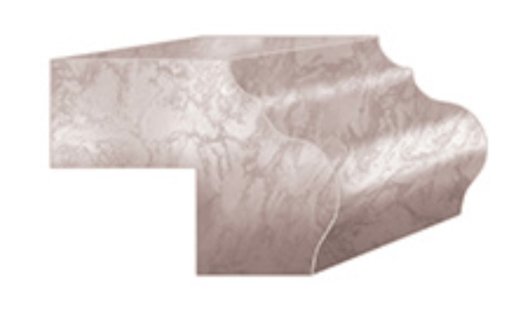 Stack Edge 6CM Cambria quartz edge profile