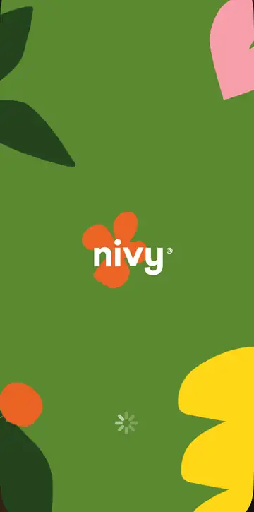 Nivy app start screen