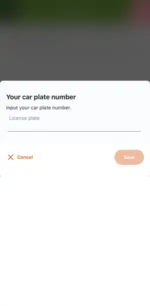 Nivy app parking screen