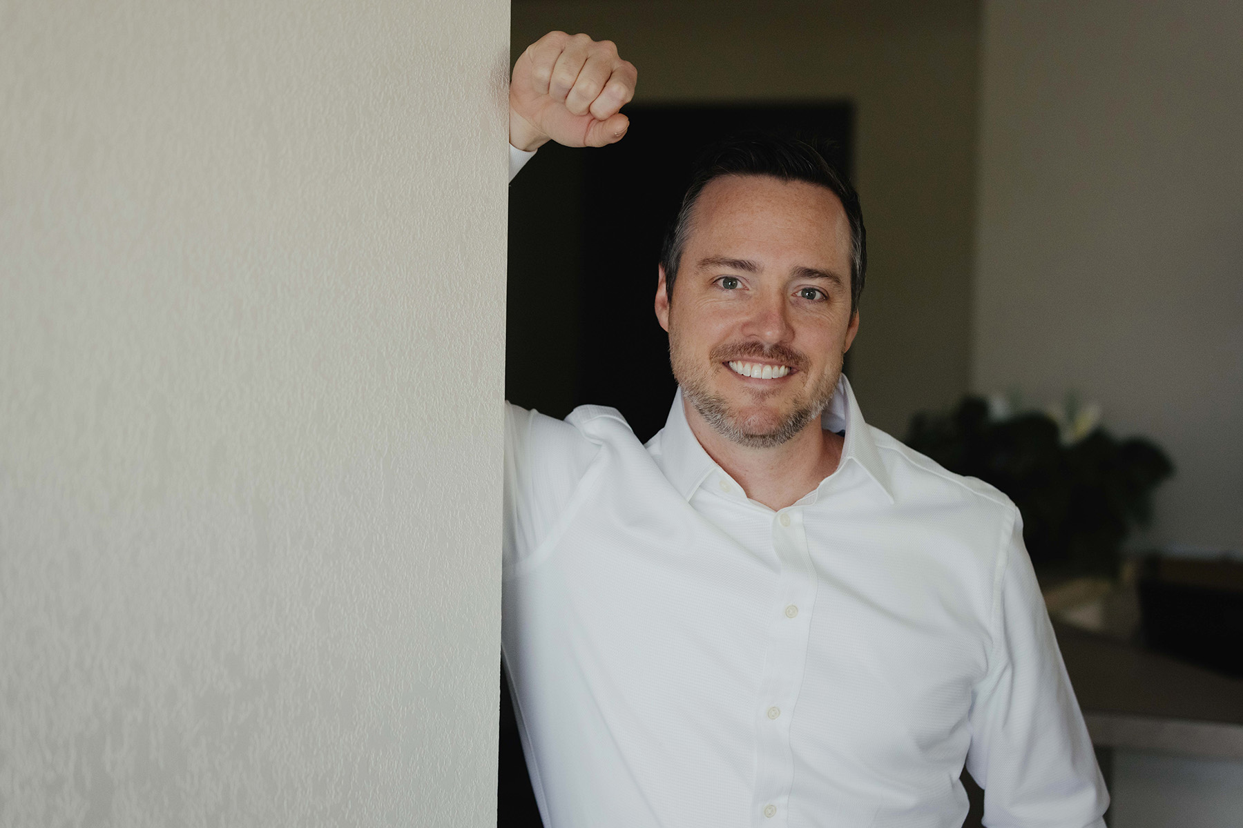 Dr. Pearson posing and smiling