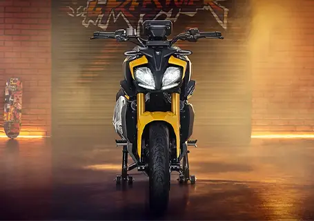 Front headlamp of the TVS Apache RTR 310