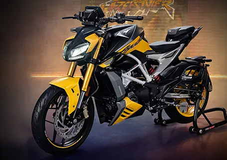 Streetfighter bodywork and styling of the TVS Apache RTR 310