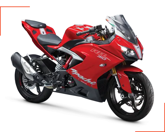 TVS Apache RR 310 fully faired motorcycle