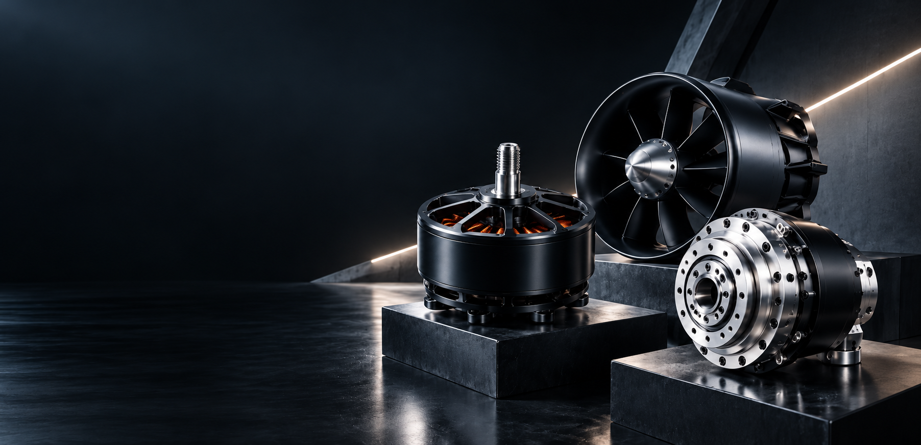 SUNWAND brushless motor, ducted propulsion system and robotic actuator