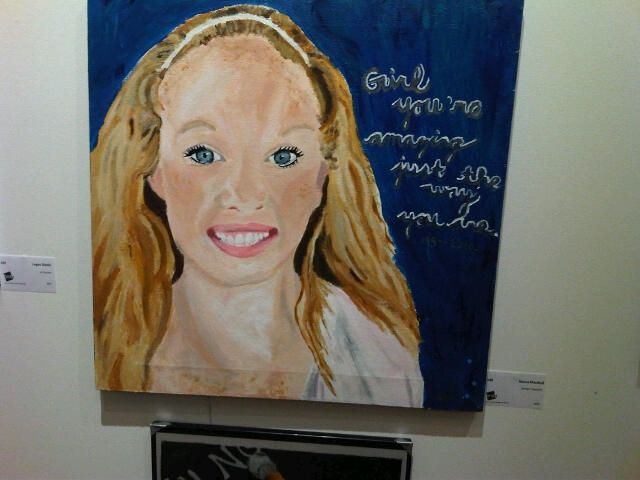 Painted portrait of Jordan by Hannah Marshall