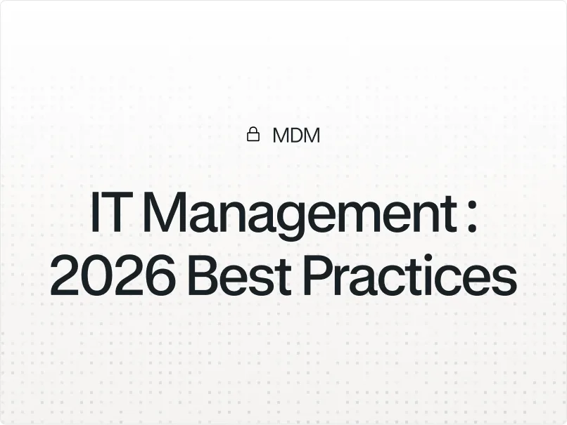 Illustration for the article "IT Asset Management for SMBs: Best Practices in 2026"