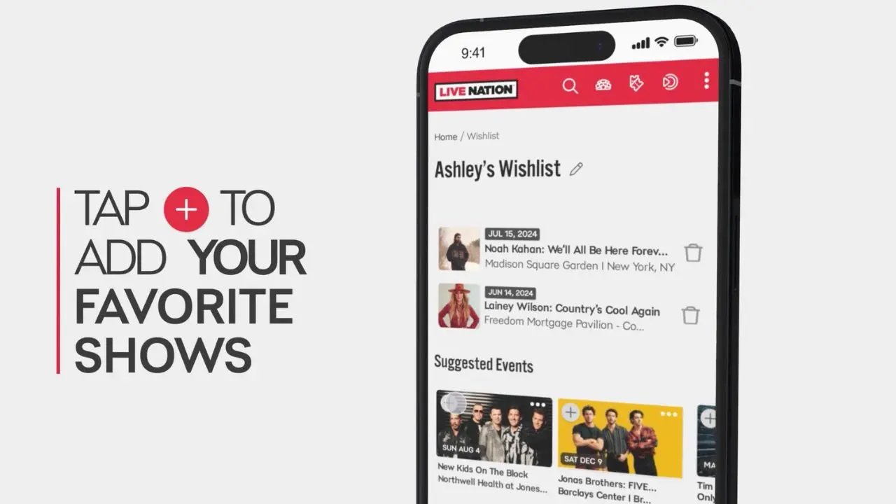 Live Nation product launch video