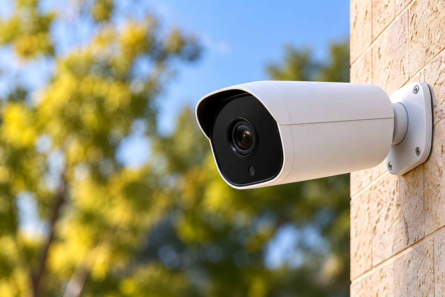 Illustrative surveillance video system concept; not a completed Secur-It installation.