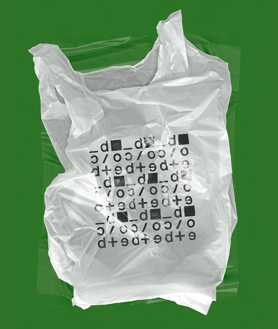 Decode plastic bag