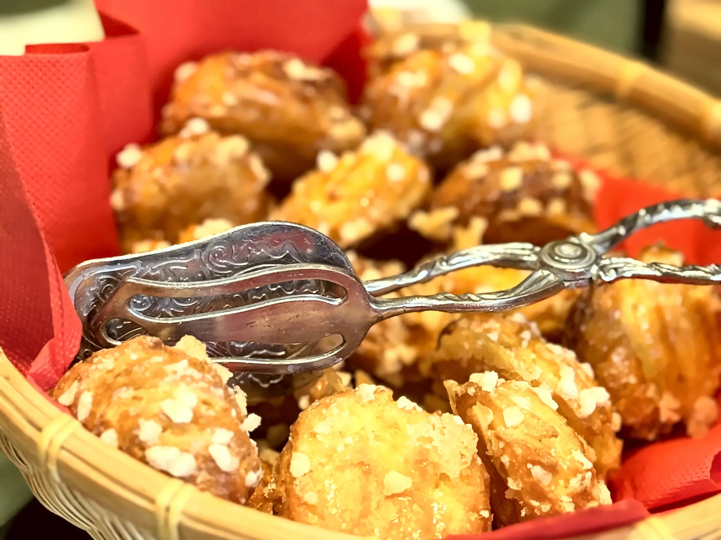 Chouquettes au sucre perlé