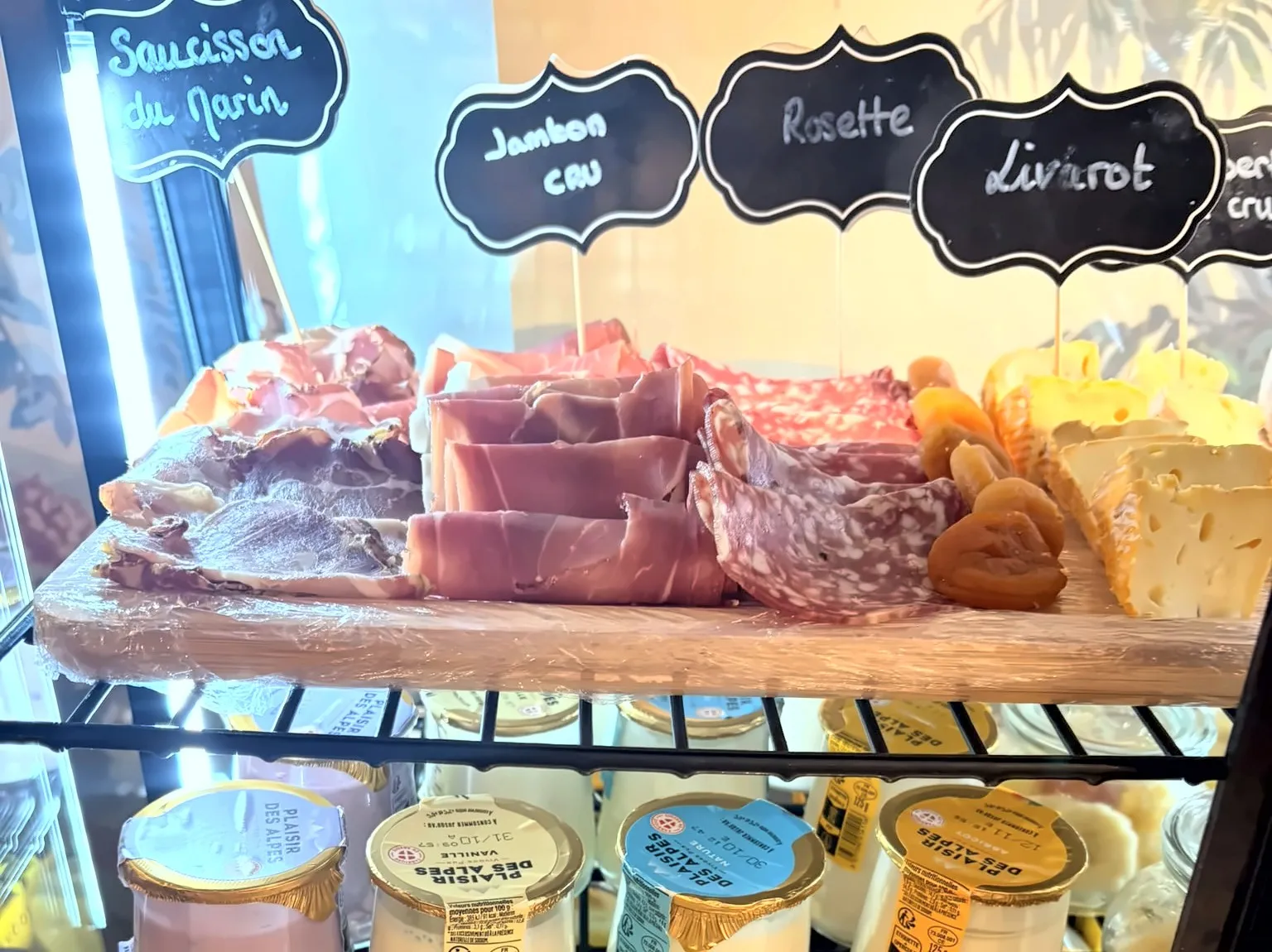 Saucisson du Marin, jambon cru et rosette