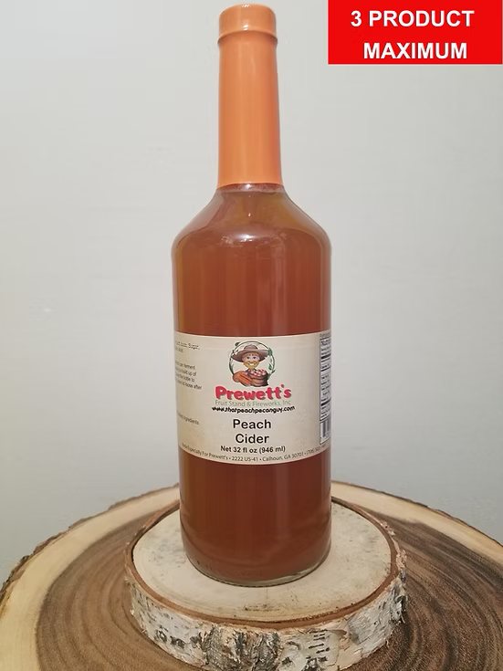Prewett’s own-label peach cider