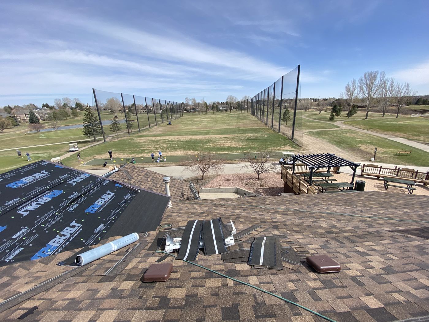 Southridge Golf Course clubhouse reroof in Fort Collins
