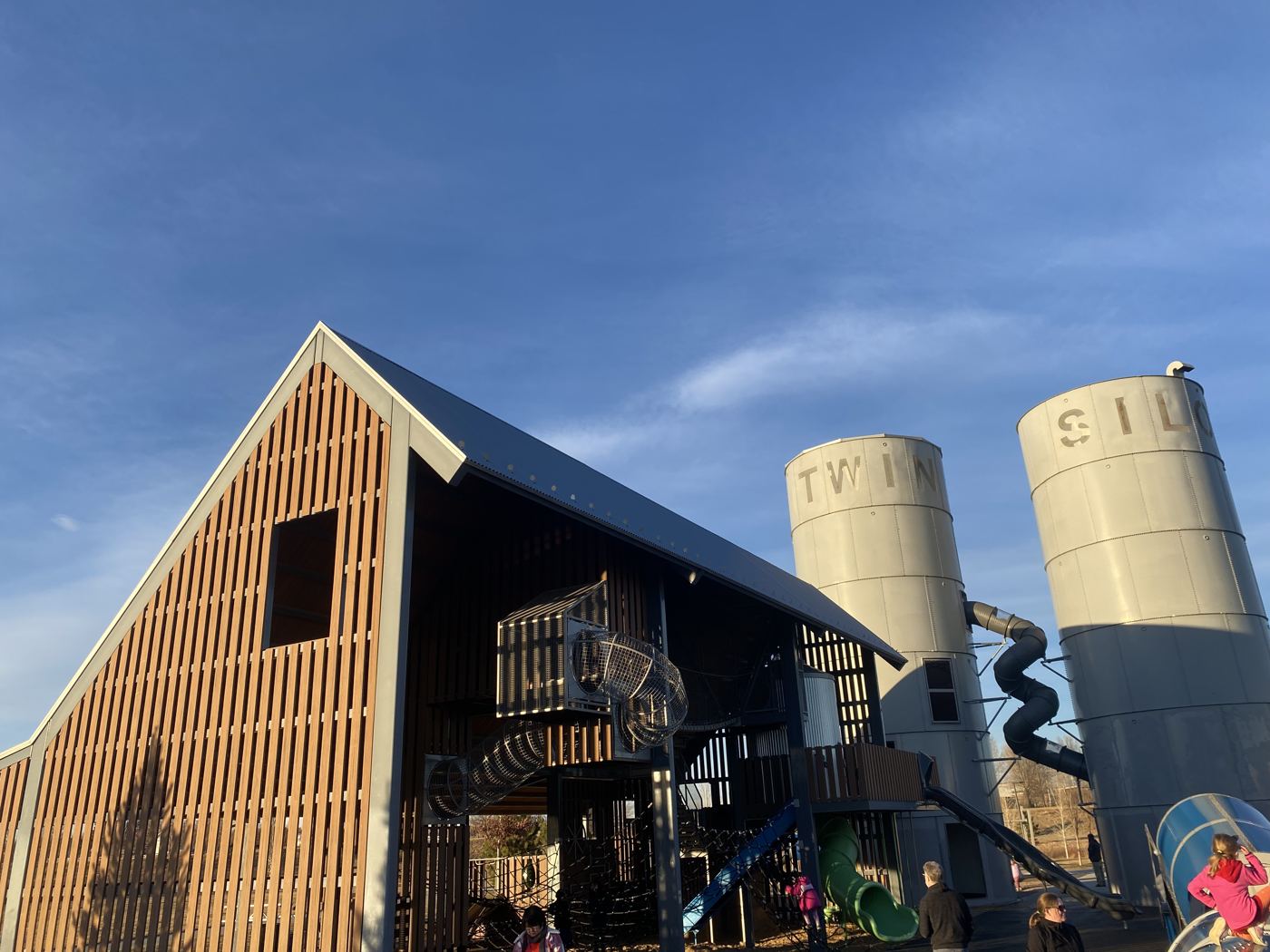 Twin Silos Park pavilion roof by 3G Construction and Roofing
