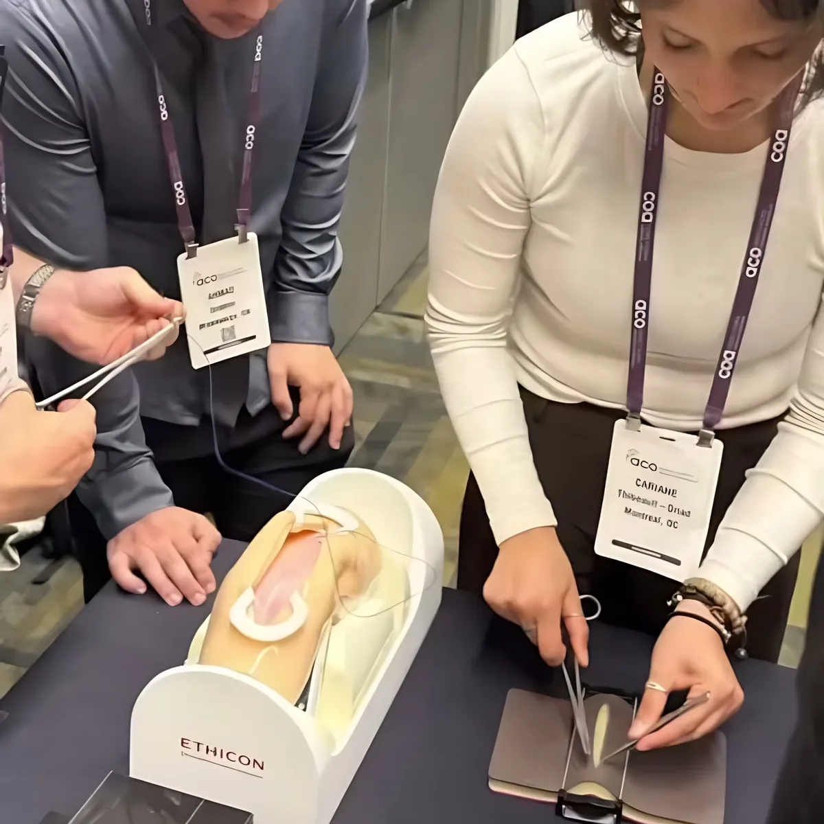 2025 Vancouver: practising on a surgical simulator