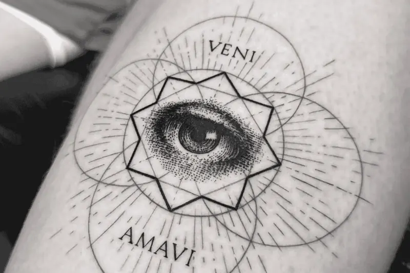 Beispiel für ein Fineline Tattoo