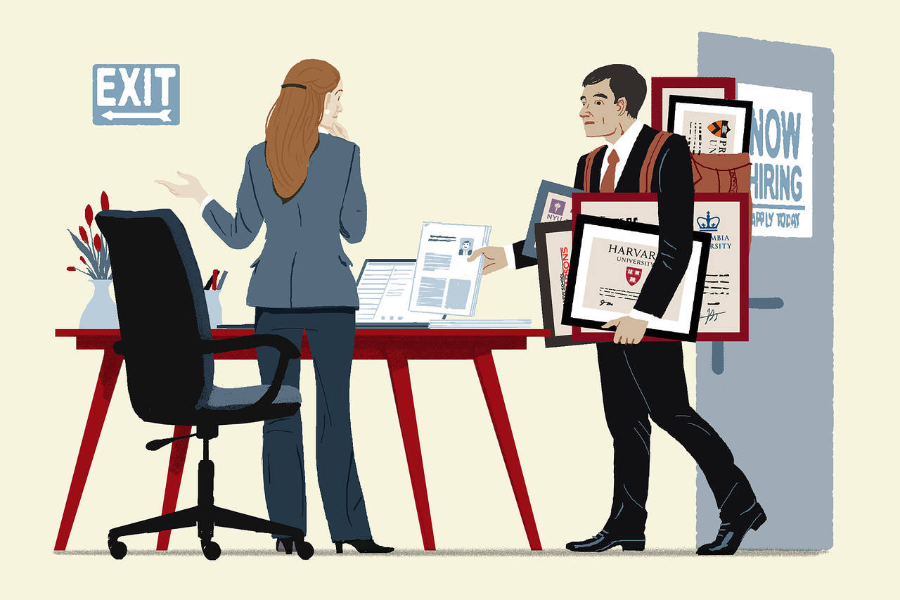 Solutions for Overqualified Workers