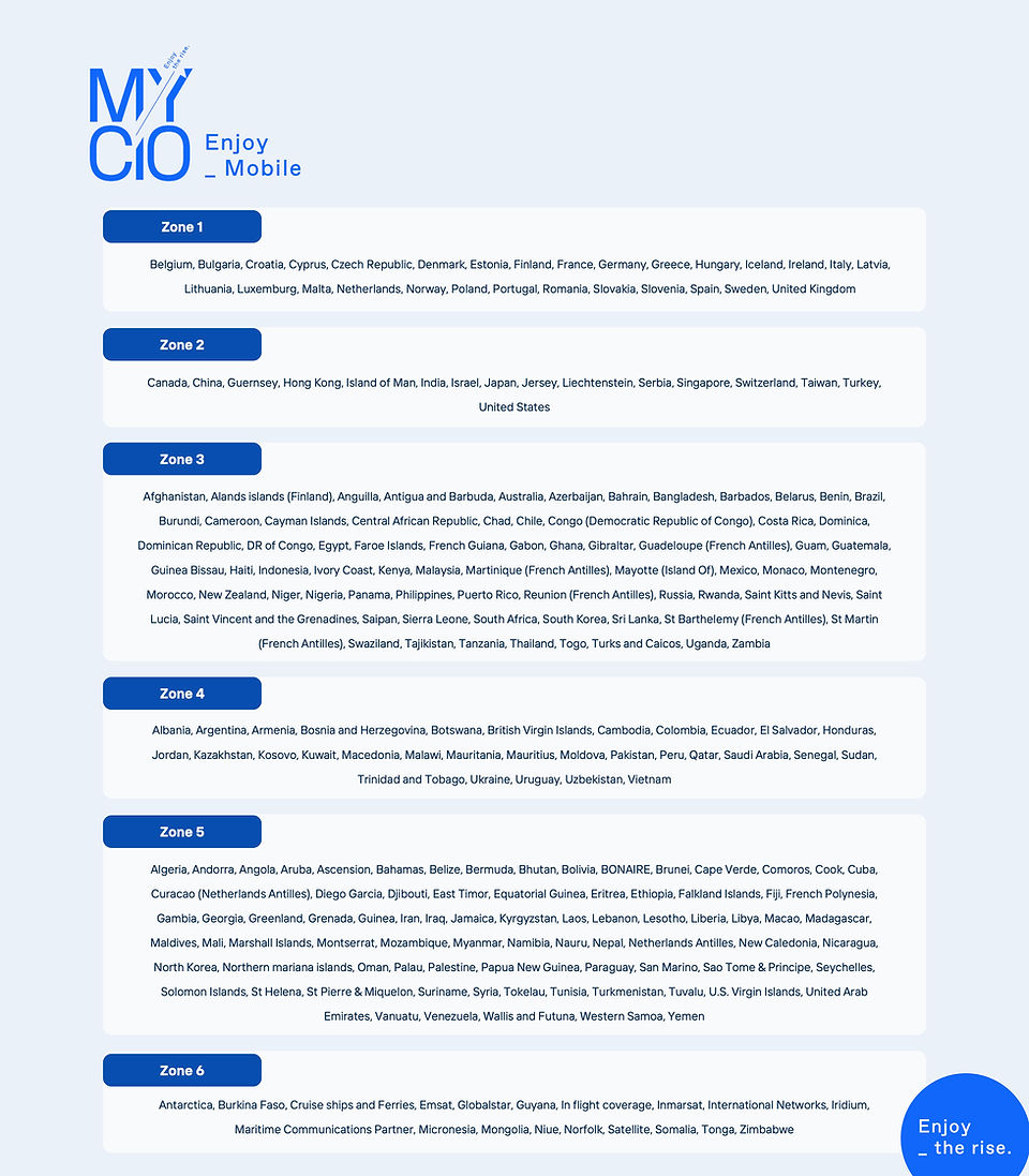 Nos offres MYCIO Mobile