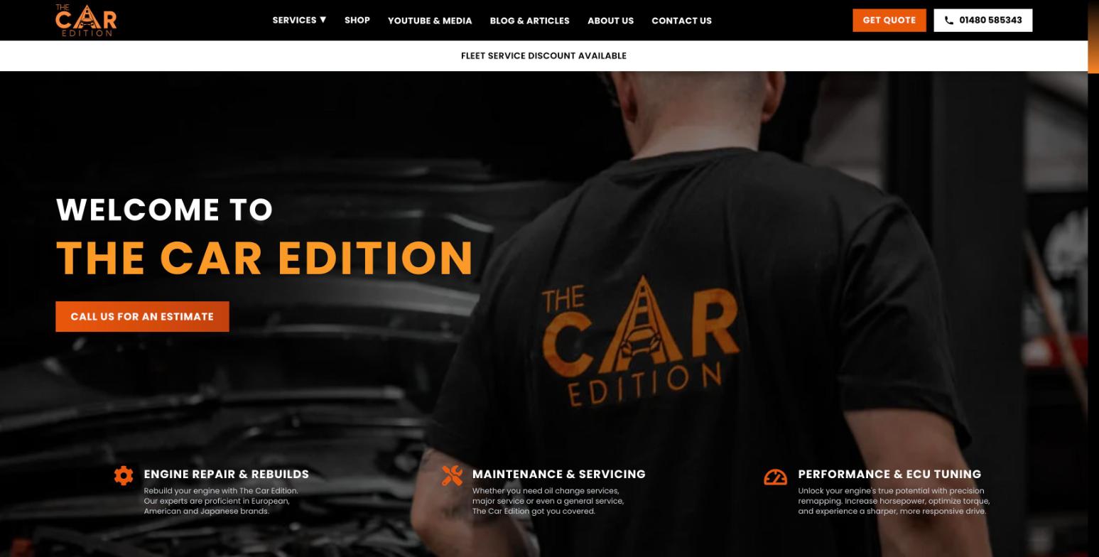 The Car Edition website