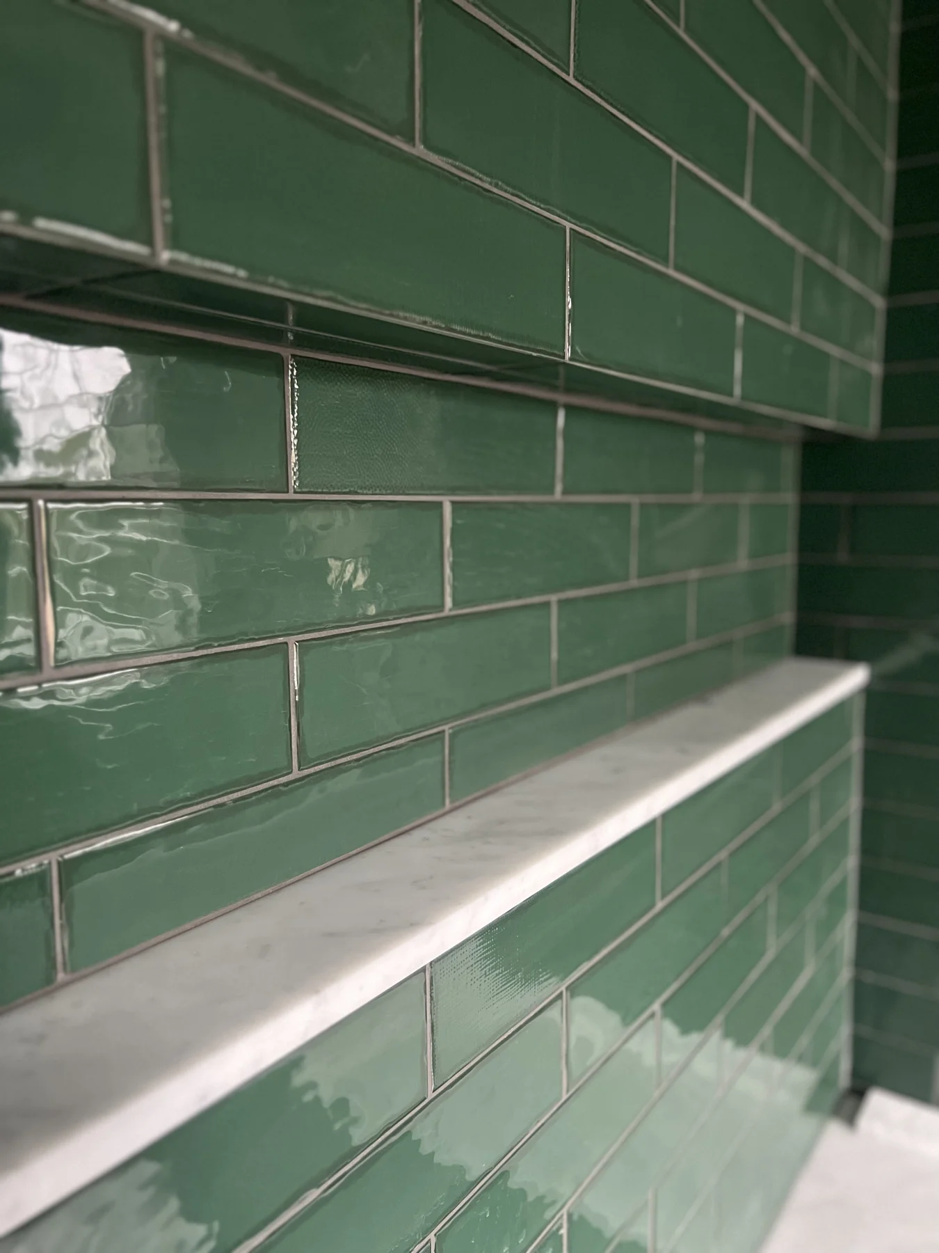 Detail from the existing Precision Tile Installations portfolio