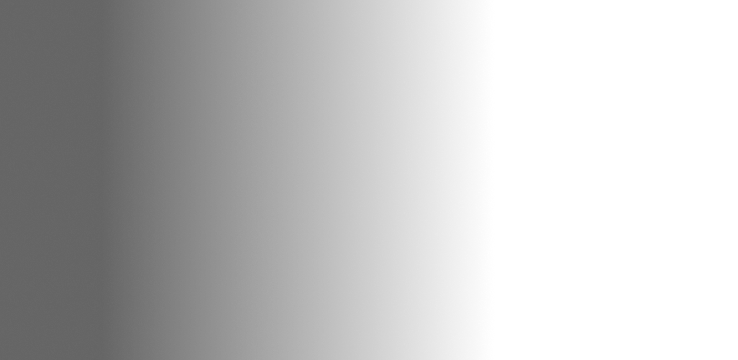 Horizontal grayscale gradient transitioning smoothly from black on the left to white on the right.