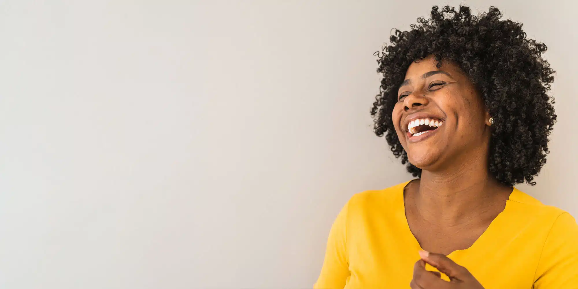 Smiling patient