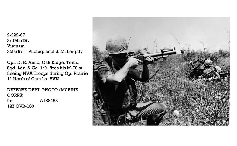 Fires his m-79, Vietnam