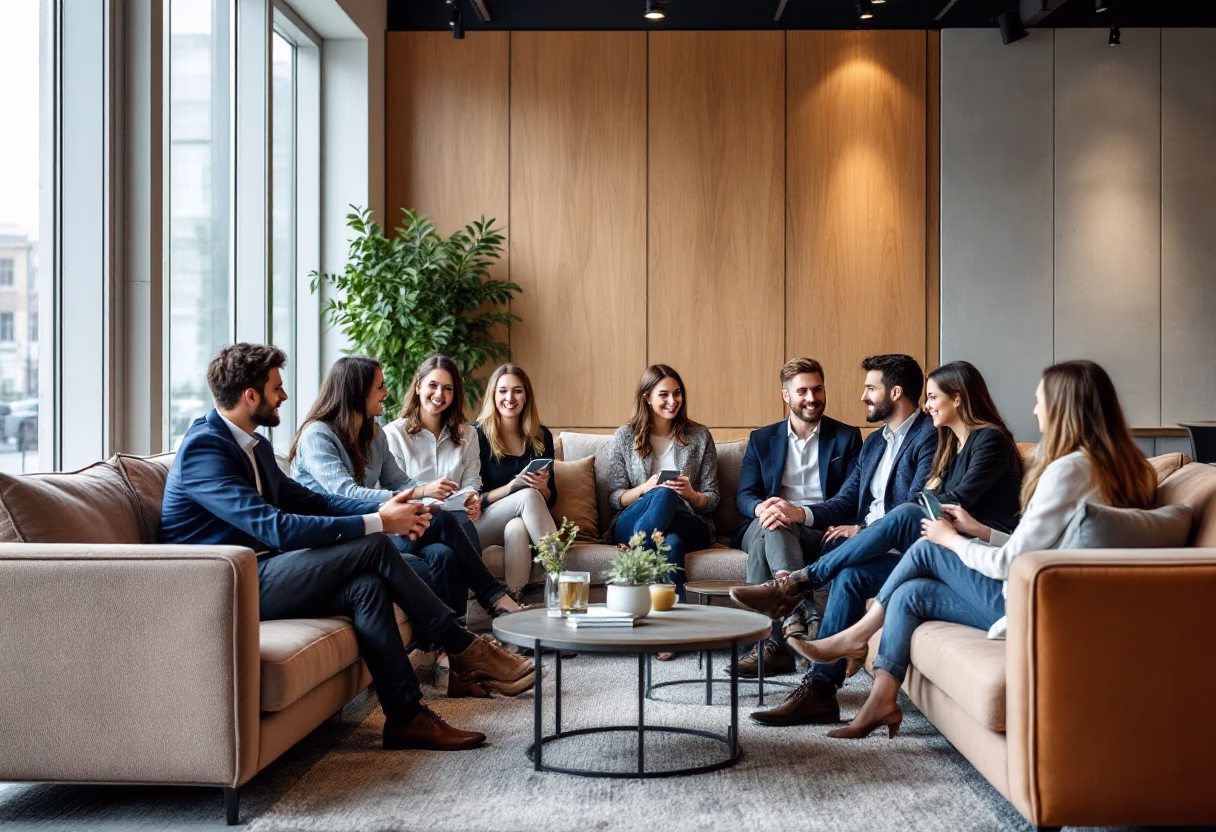 image of networking event (for a hr tech)
