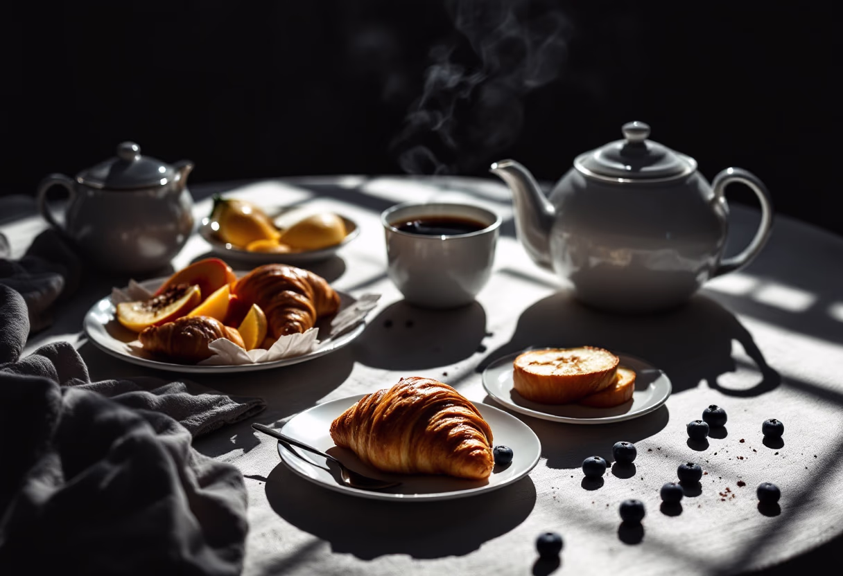 image of delicious breakfast spread (for a bed & breakfast)