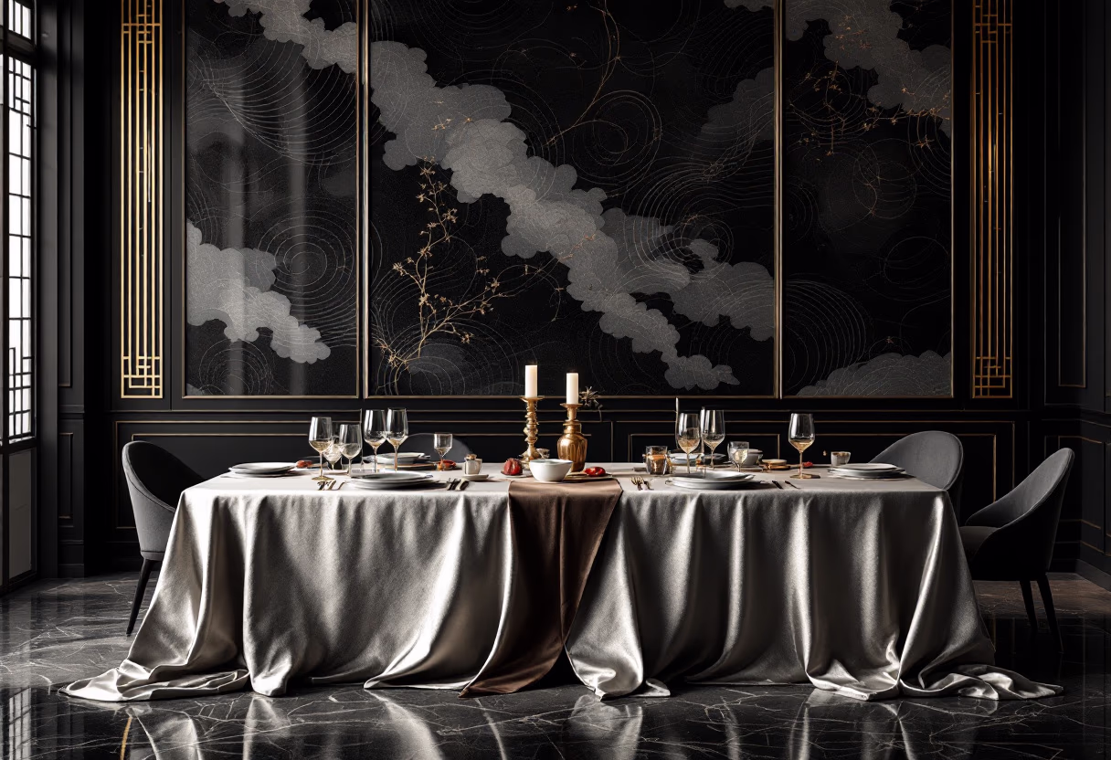 image of themed event decor (for a chinese restaurant)