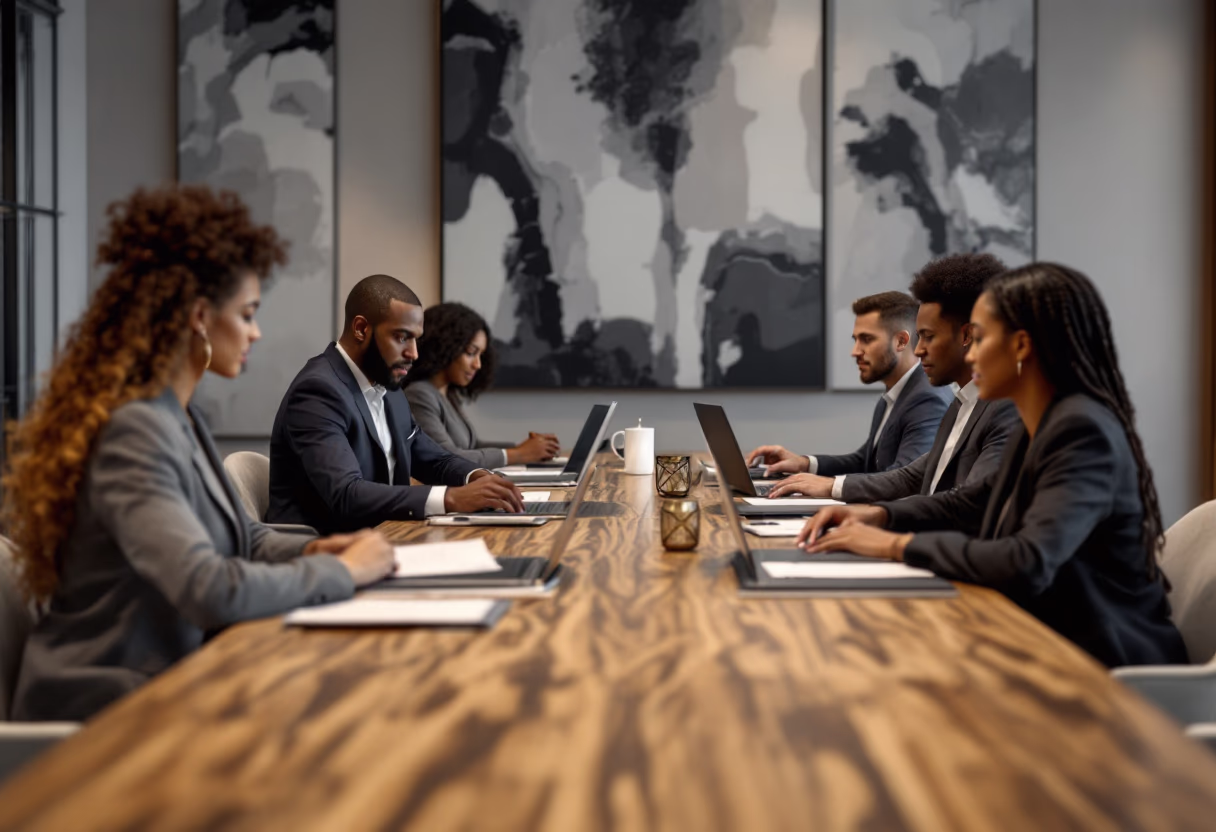 image of accountants in action