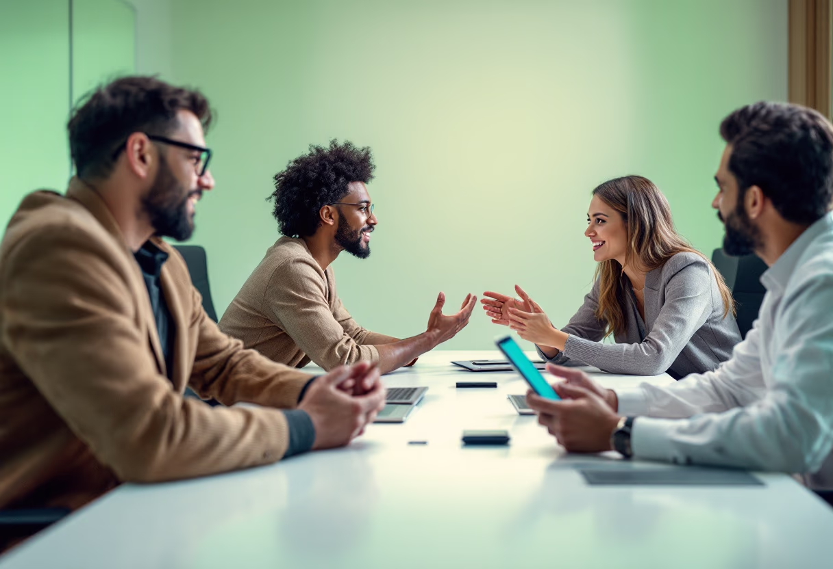 image of a digital brainstorming session