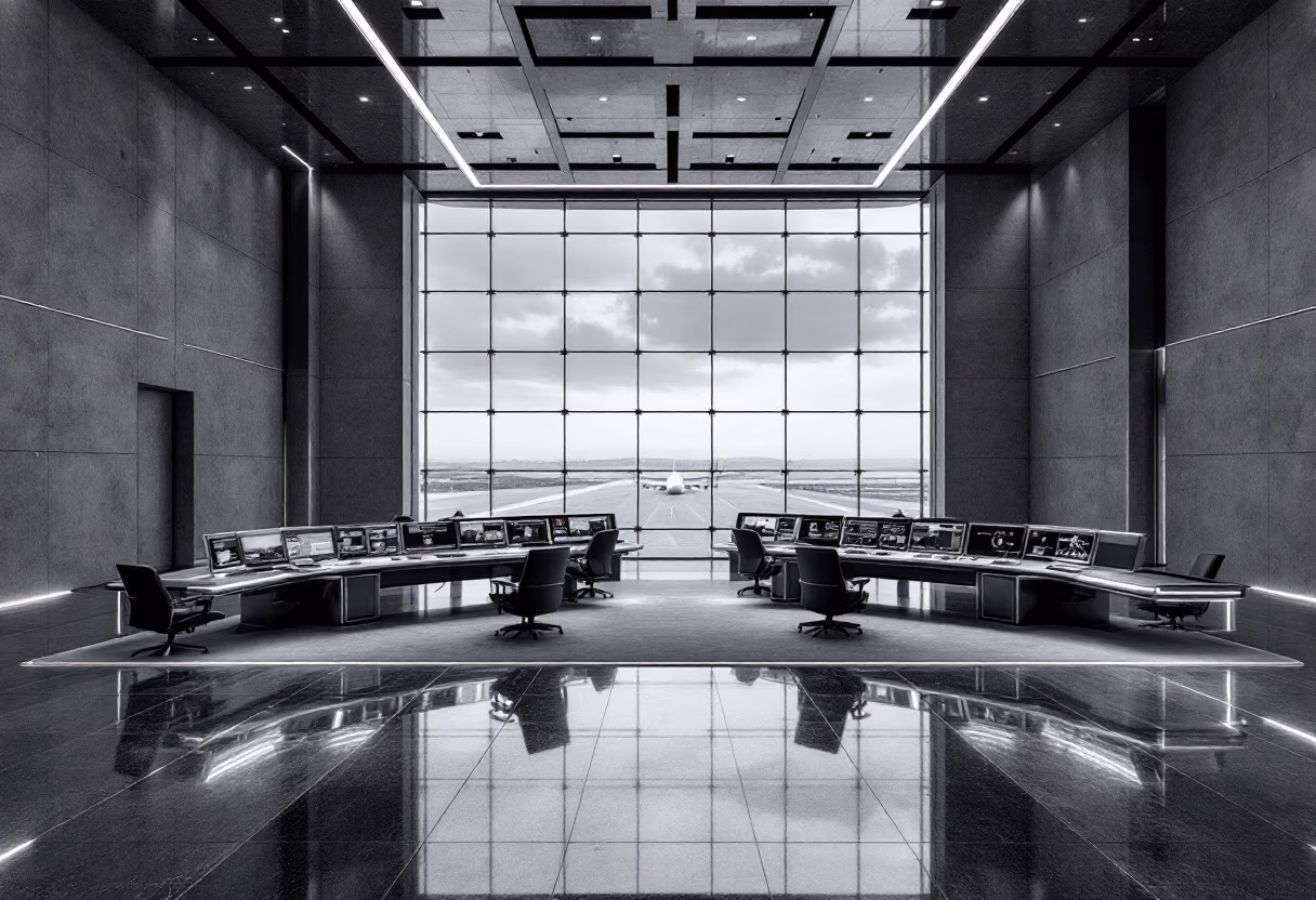 image of a traffic control center (for a mobility and transportation)
