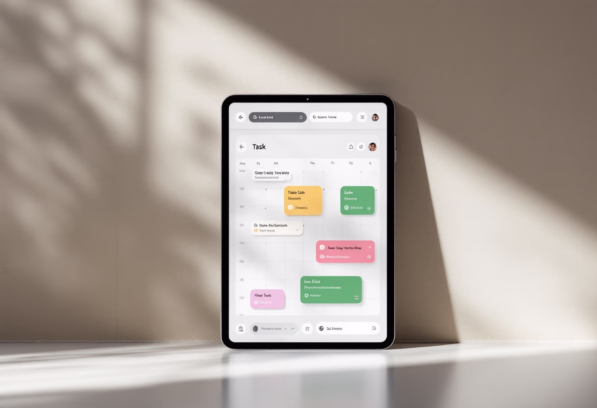 [interface] interface of task management module (for a productivity tools business)