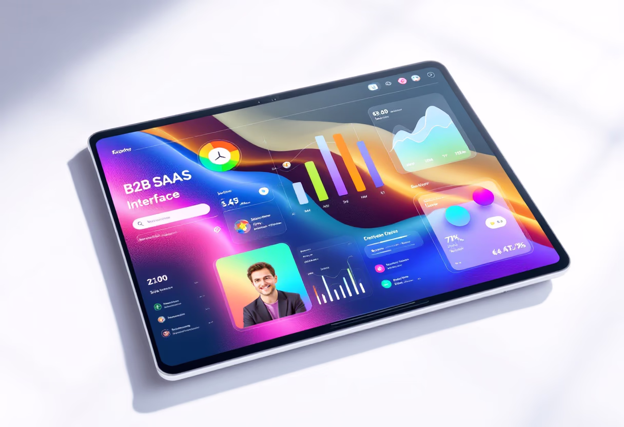 screenshot of core features (for a b2b saas)