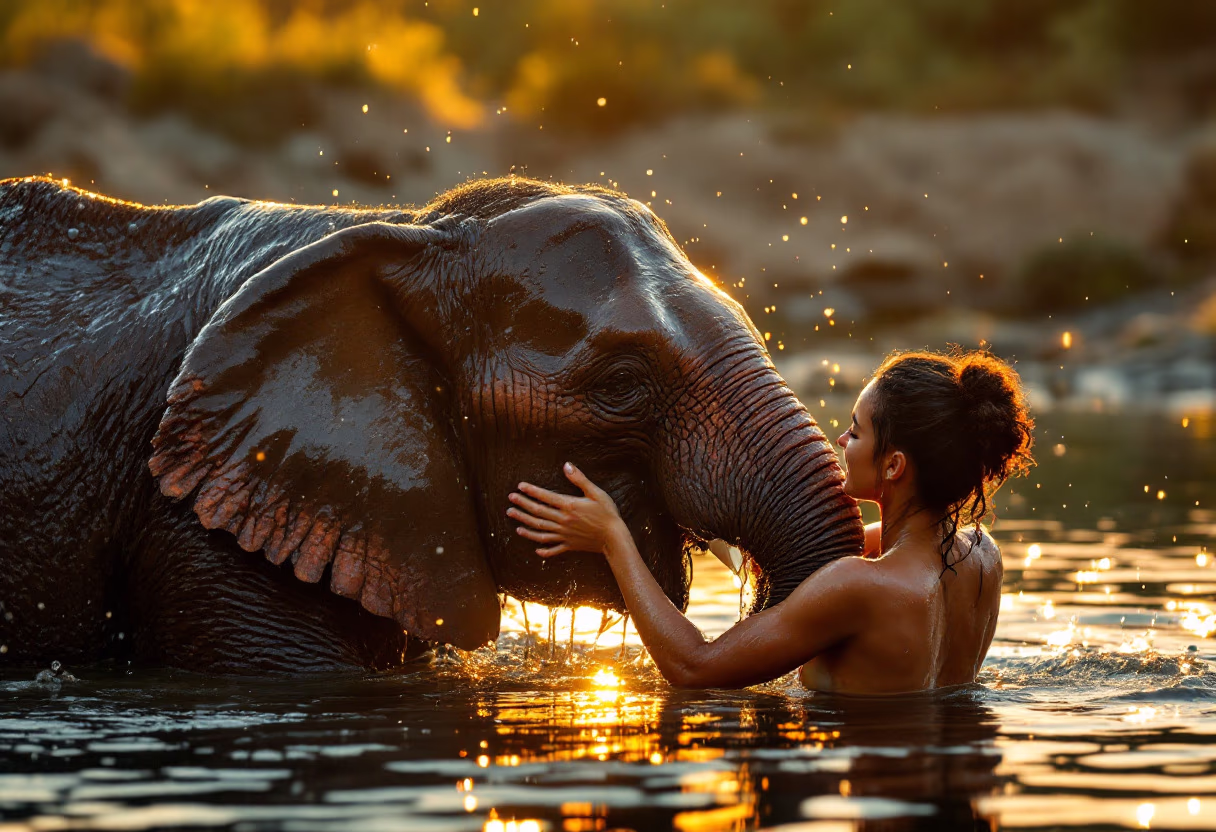 image of animals receiving care