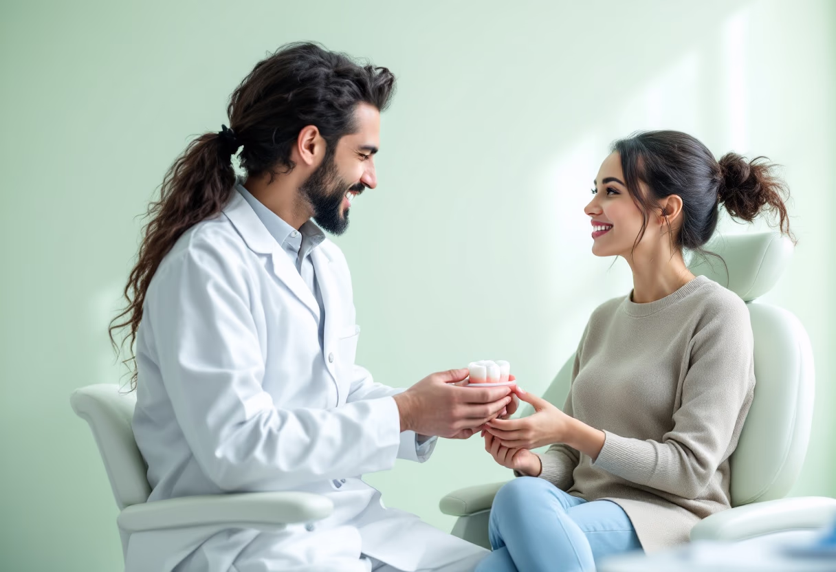 image of patient consultation (dental office)
