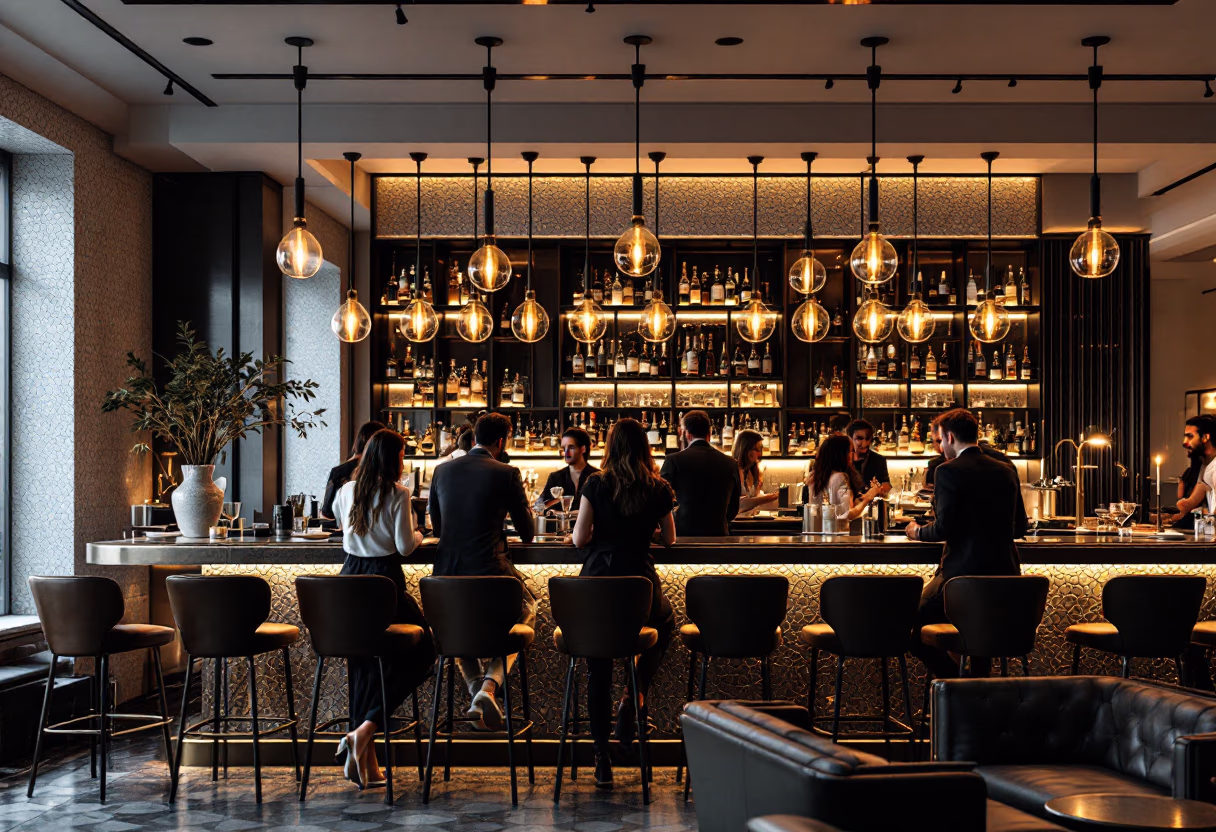 image of guests enjoying a party (for a bars & pub)