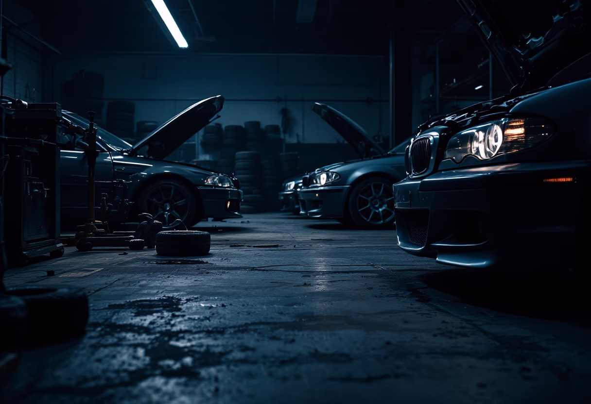 image of auto shop interior